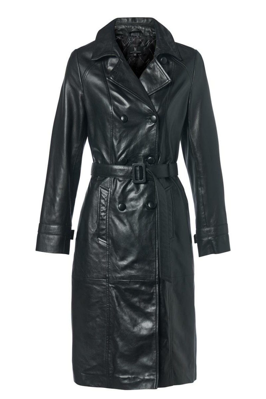 Jassen Mart Visser | Landal Trenchcoat Zwart