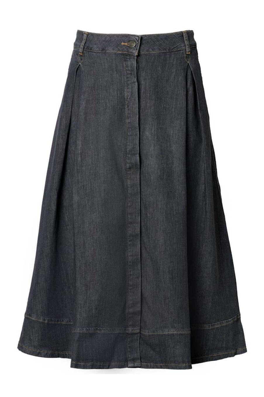 Broeken & Rokken Mart Visser | Nina Denim Rok Grijsblauw