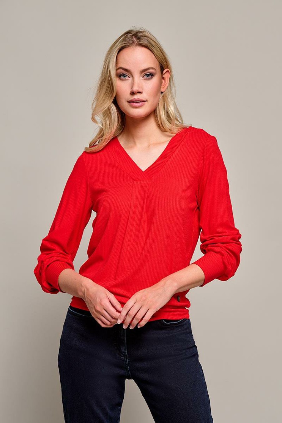 Tops & T-shirts Mart Visser | Leila Jersey Top Rood