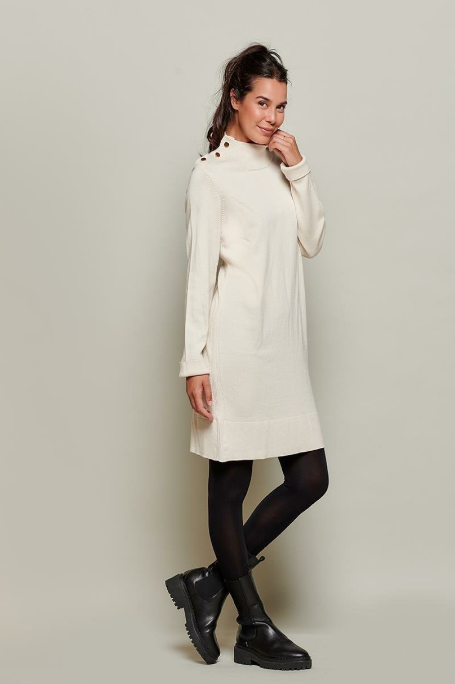 Truien & Vesten Mart Visser | Caroline Tensen Valencia Tunic Off White