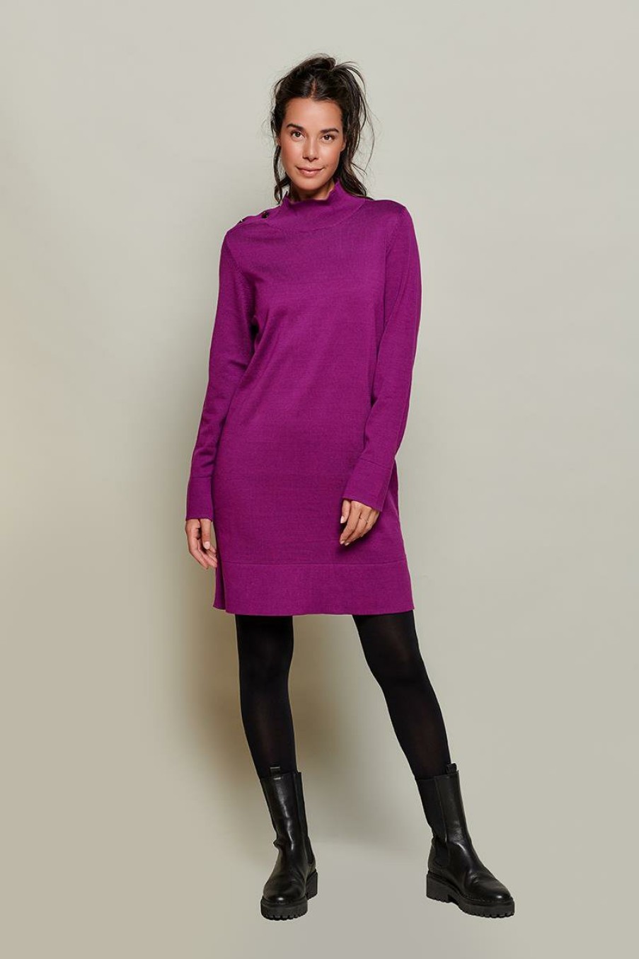 Truien & Vesten Mart Visser | Caroline Tensen Valencia Tunic Cyclaam