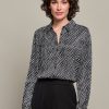 Blouses Mart Visser | Ross Blouse Zwart / Wit