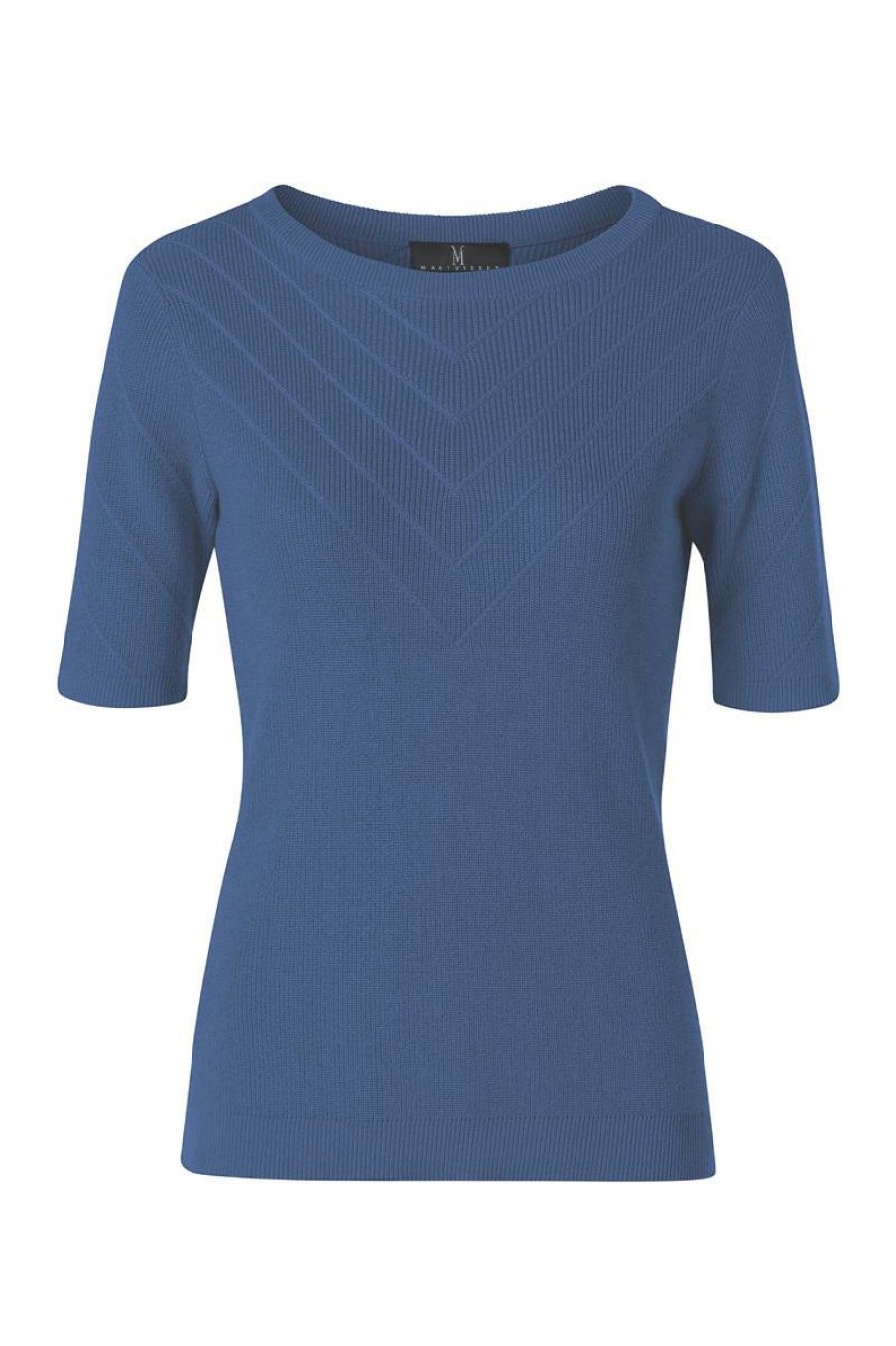 Tops & T-shirts Mart Visser | Quinn Top Grijs Blauw