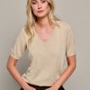 Tops & T-shirts Mart Visser | Gaby Lurex Top Zand