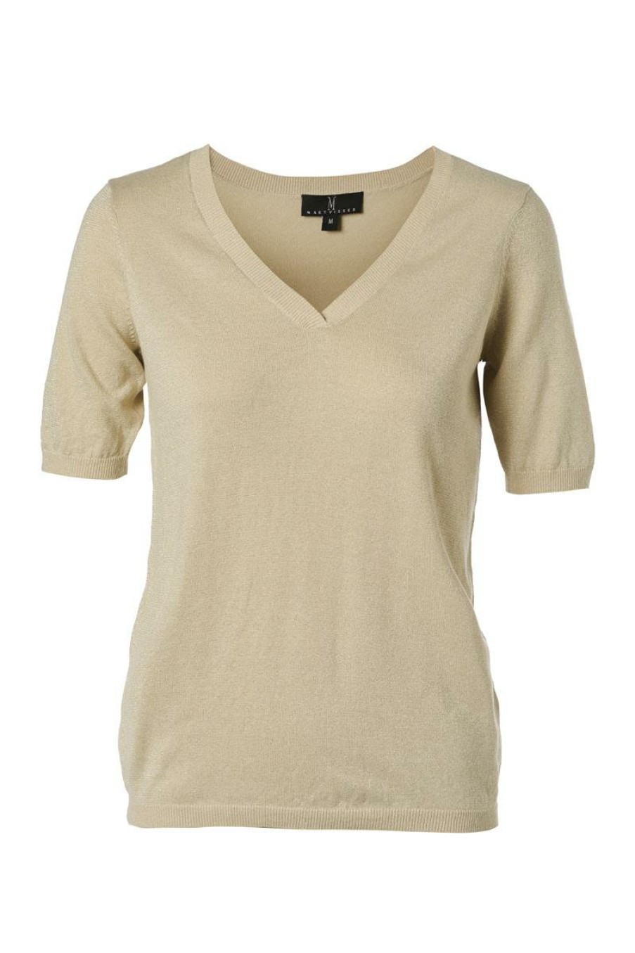 Tops & T-shirts Mart Visser | Gaby Lurex Top Zand