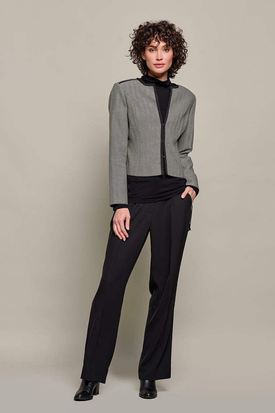 Blazer & Jackets Mart Visser | Pearl Blazer Zwart / Wit