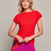 Tops & T-shirts Mart Visser | Demi Jersey Top Rood