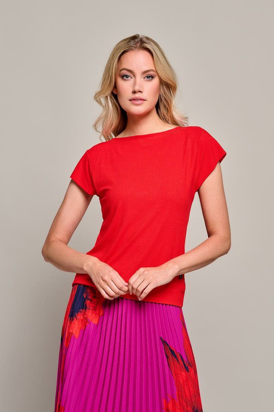 Tops & T-shirts Mart Visser | Demi Jersey Top Rood