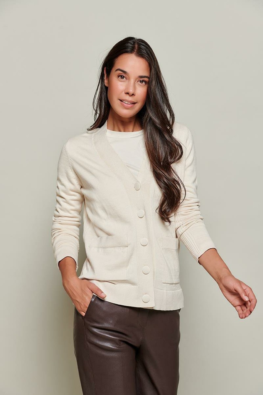 Truien & Vesten Mart Visser | Caroline Tensen Vienna Cardigan Off White