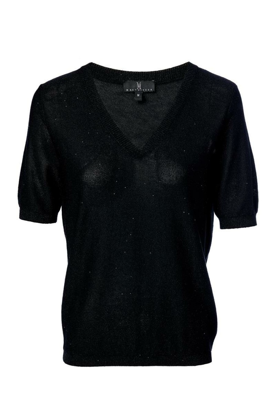 Tops & T-shirts Mart Visser | Gaby Sequin Top Zwart