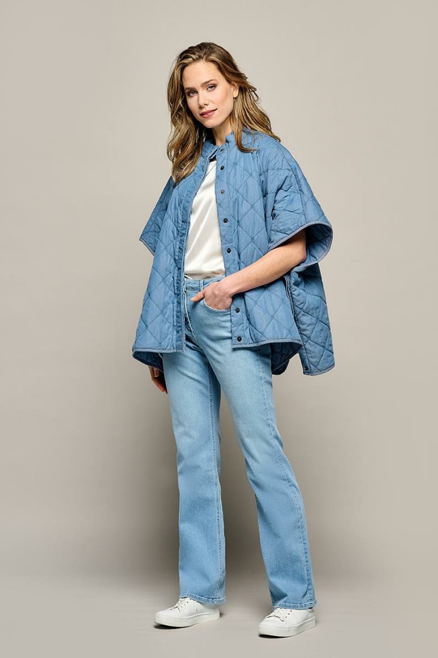 Broeken & Rokken Mart Visser | Donna Denim Broek Licht Blauw