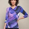 Tops & T-shirts Mart Visser | Bliss Jersey Print Top Paars