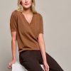 Tops & T-shirts Mart Visser | Gaby Lurex Top Bruin