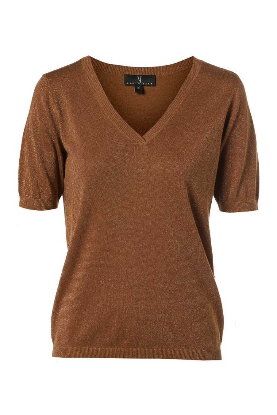 Tops & T-shirts Mart Visser | Gaby Lurex Top Bruin